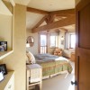 Warm and inviting clay plaster in a bedroom.