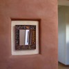 A nicho is a clay plastered wall.
