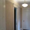 Crisp trim frames the suede-like clay plaster.